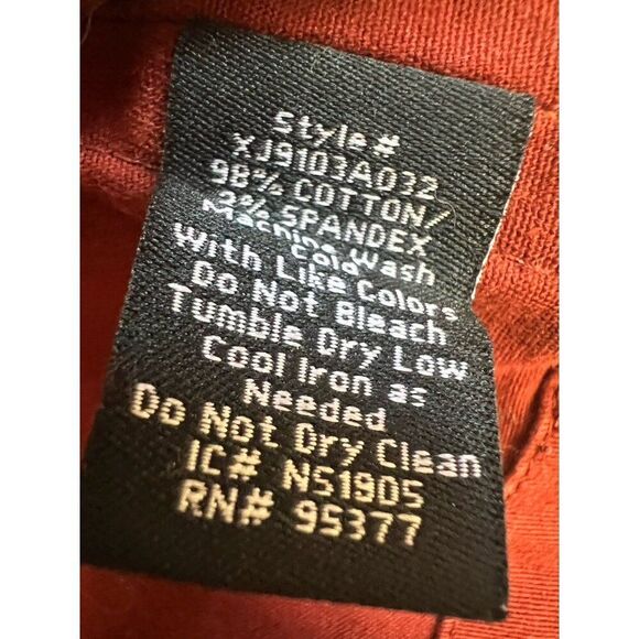 Sanctuary Rust Red Trooper Button Up Shacket Shirt Jacket Pockets Womens Size XL - Picture 9 of 9